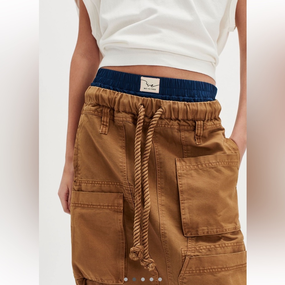 NWT Free People Carmen Midi Skirt